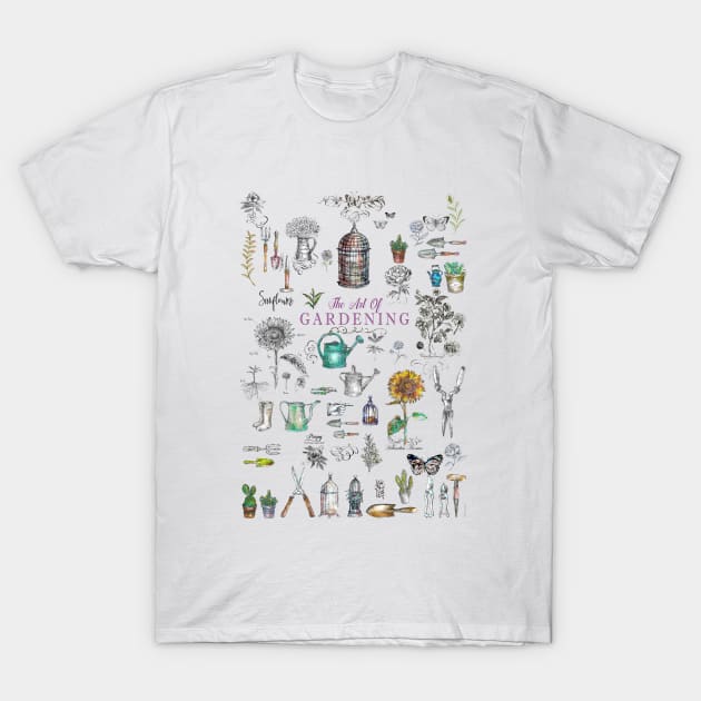 The Art of Gardening. T-Shirt by FanitsaArt